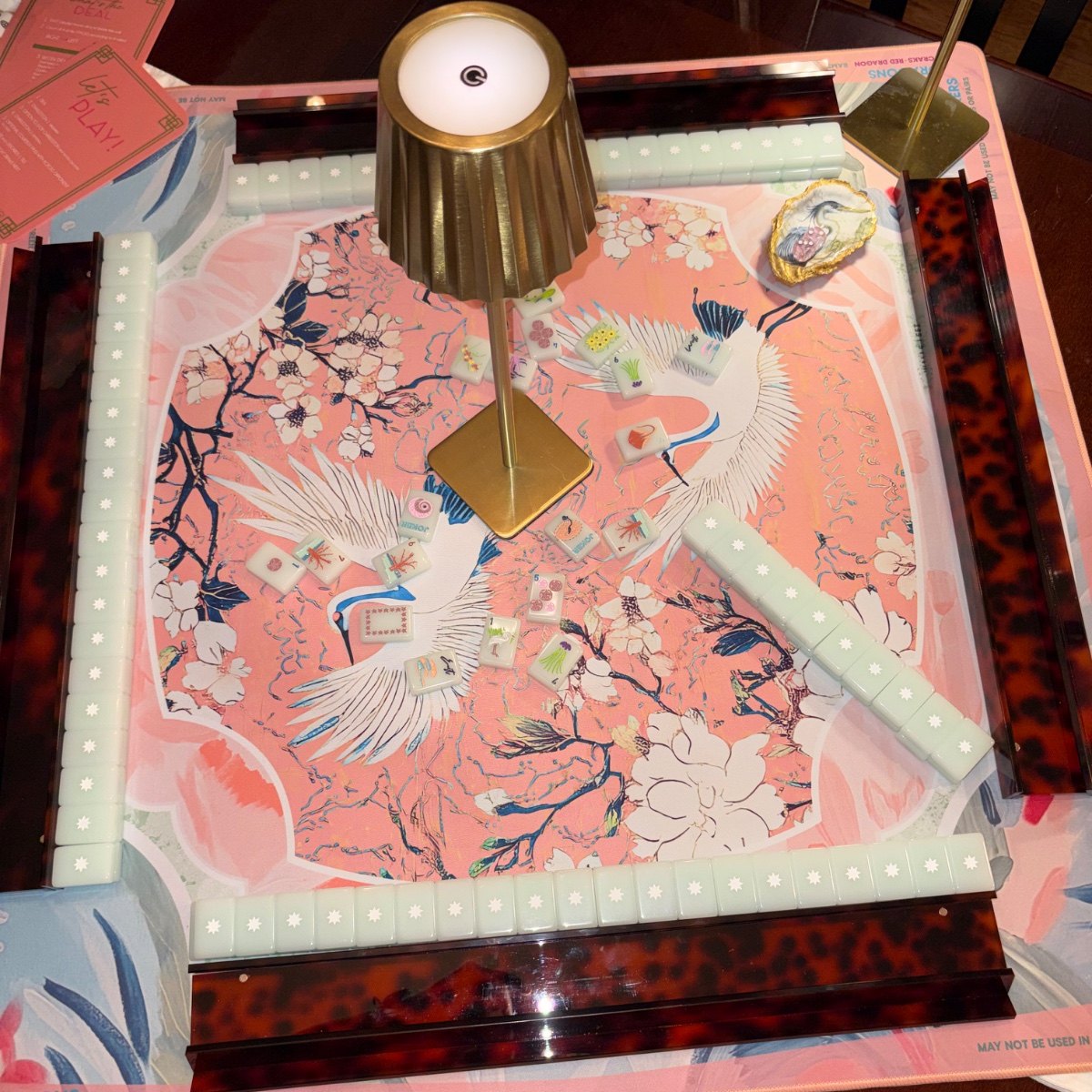 Mahjong pieces styled by JHN