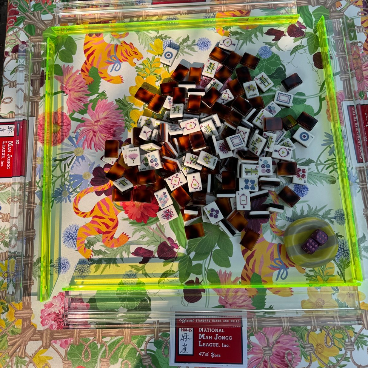 Mahjong pieces styled by Bela W