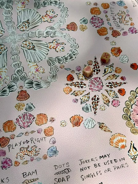 Paige Spearin "Shell Yeah" Mahjong Mat