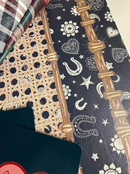 Mahjong Gaming Mat, Hearts & Horseshoes