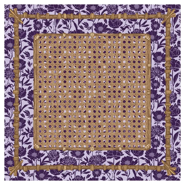 Mahjong Gaming Mat, Plum Peony