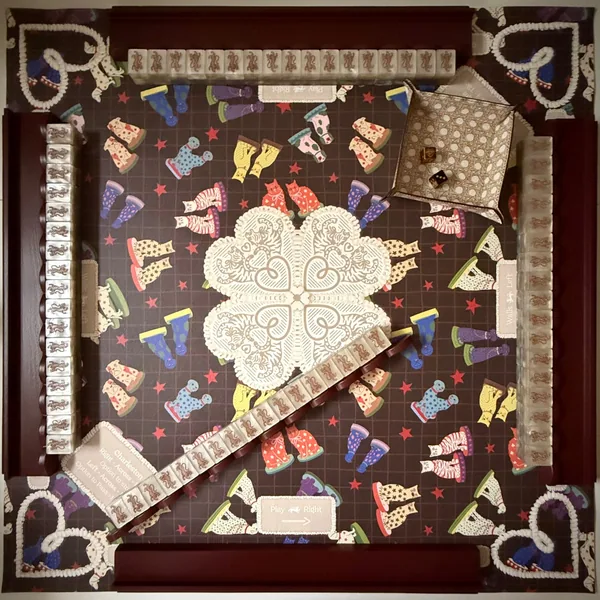 Mahjong Gaming Mat, Mantle Mates (Rules Edition)