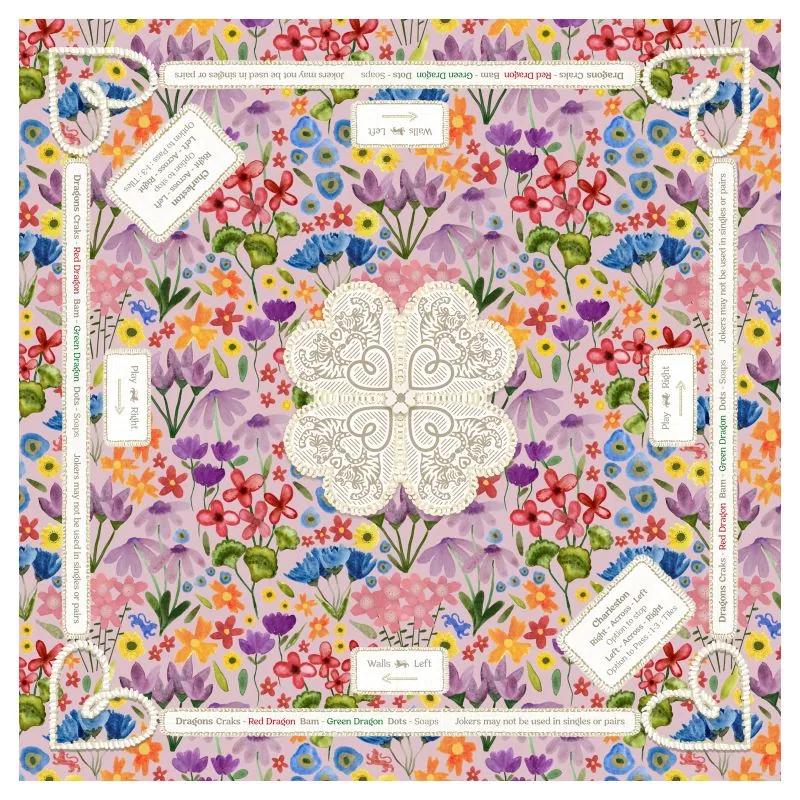 Mahjong Mat, Garden Club (Rules Edition)