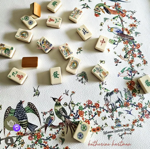Katherine Hartman x Tigre de Tartán Classic American Mahjong Tile Set