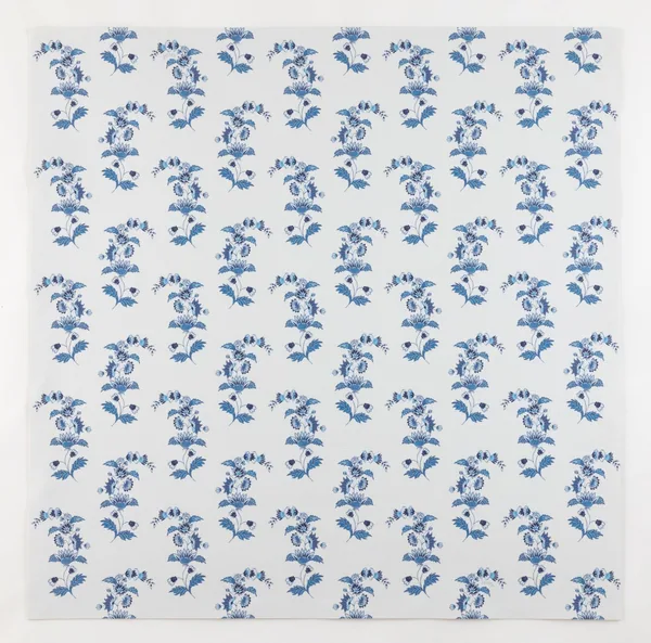 Mahjong Mat in Bellflower - White