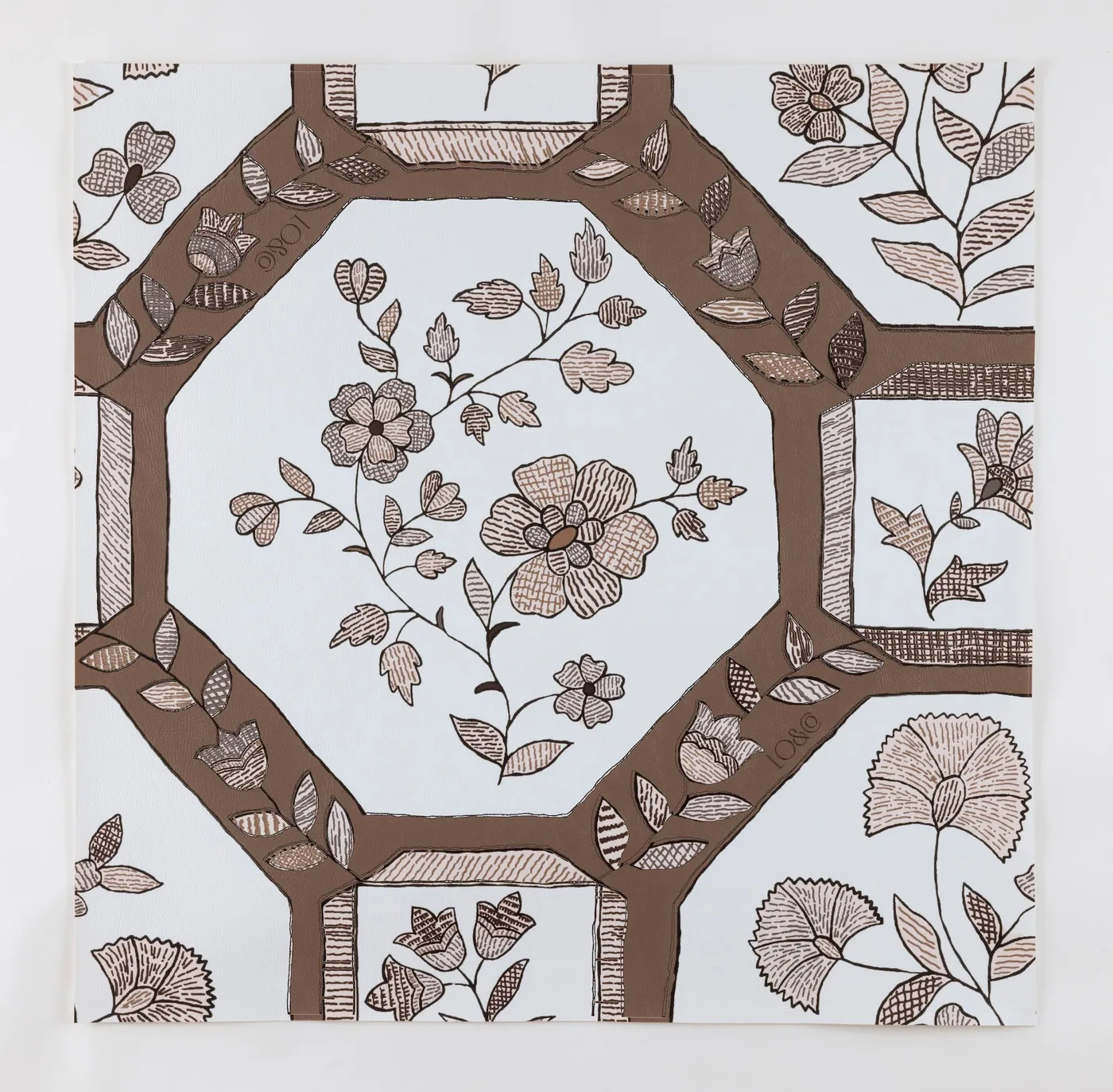 Mahjong Mat in Parterre - Bark