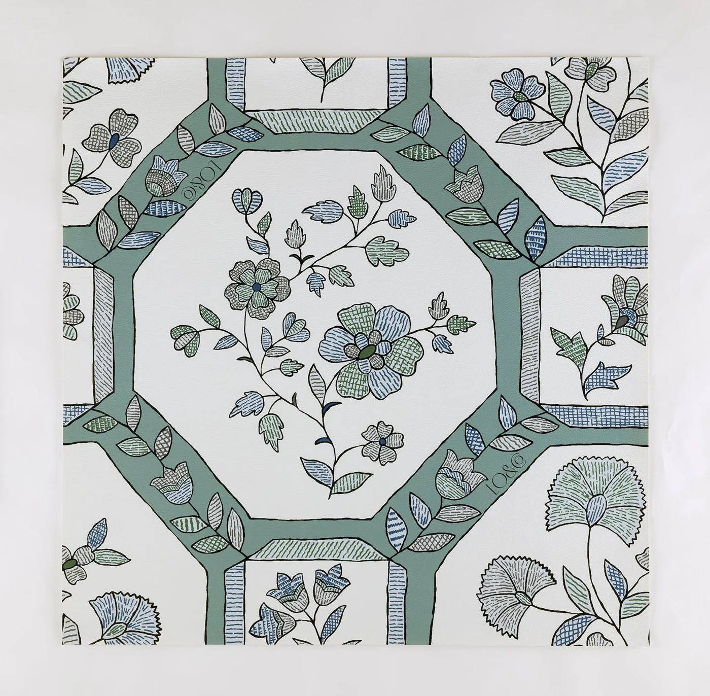 Mahjong Mat in Parterre - Boxwood