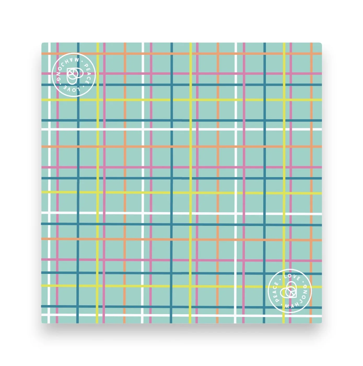 Mahjong Mats - Plaid & Stripes (Plaid - Garden Party)