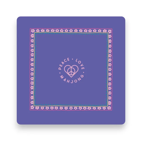 Mahjong Mats - Borders (Borders - Violet)