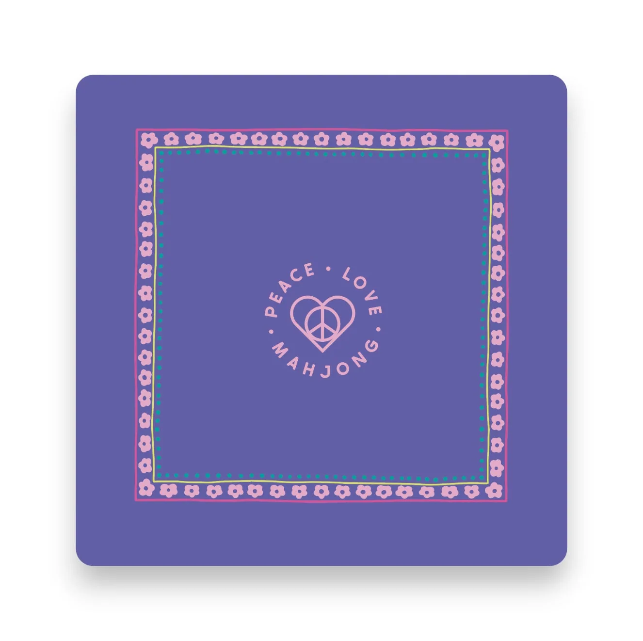 Mahjong Mats - Borders (Borders - Violet)