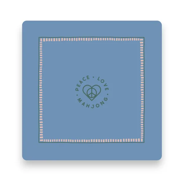 Mahjong Mats - Borders (Borders - French Blue)