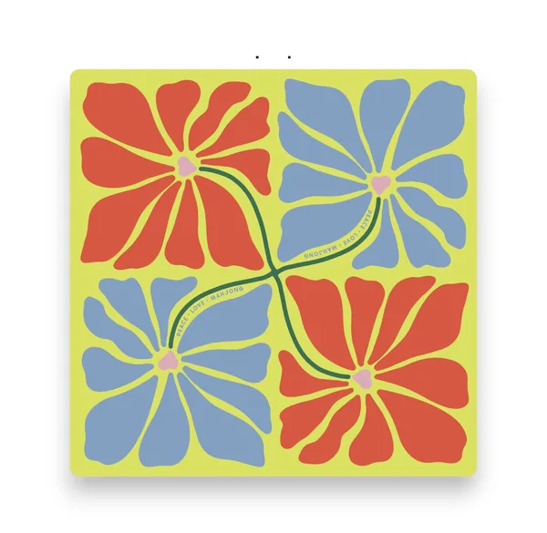 Mahjong Mats - Flowers (Flowers - Mod Squad)