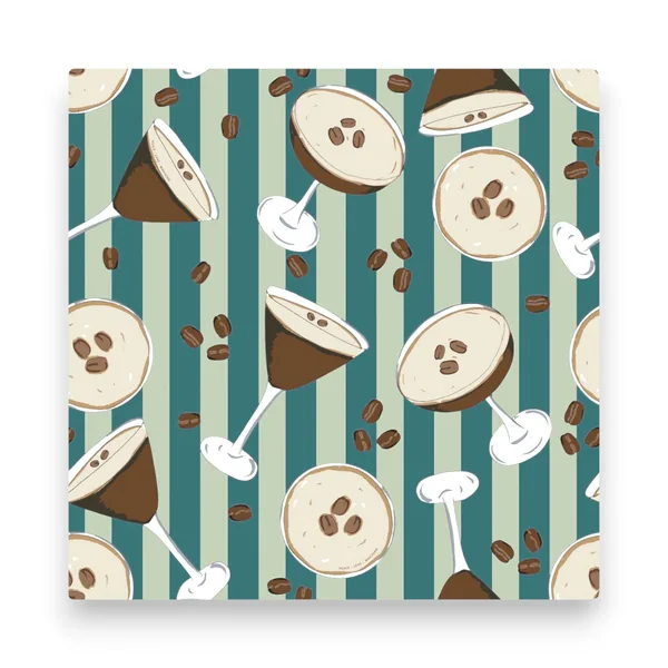 Mahjong Mats - Patterns & Icons (Patterns - Espresso Martini)
