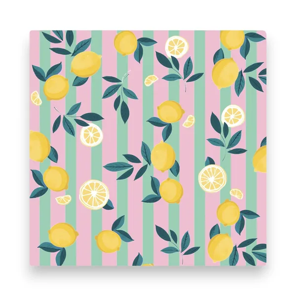 Mahjong Mats - Patterns & Icons (Patterns - Lemon Love)