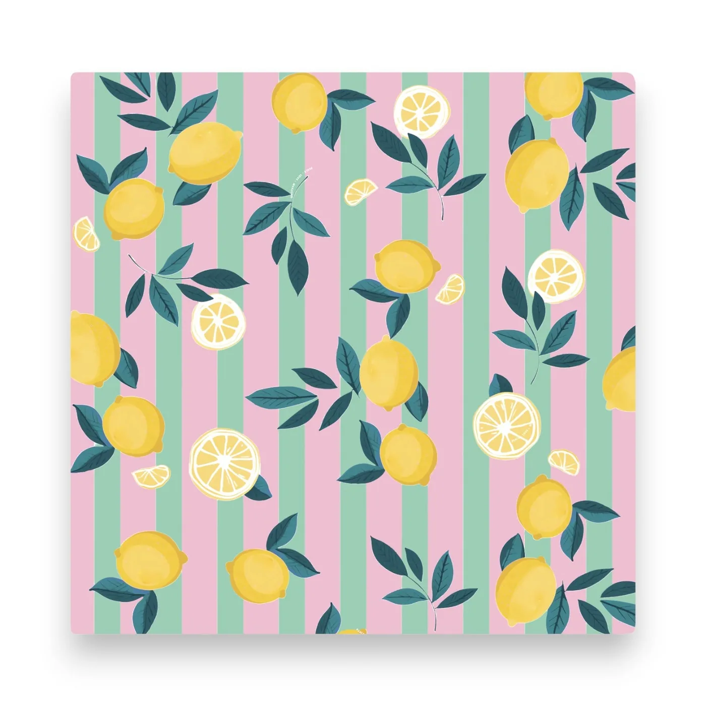 Mahjong Mats - Patterns & Icons (Patterns - Lemon Love)