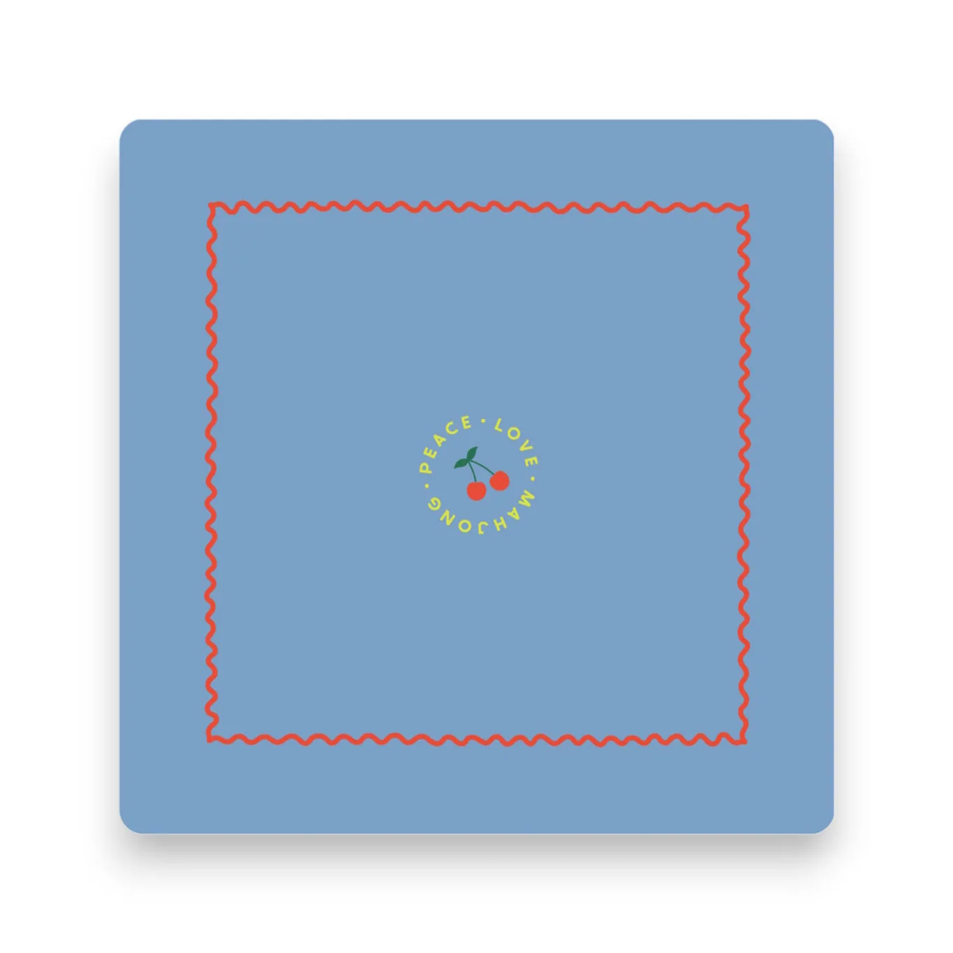 Mahjong Mats - Patterns & Icons (Icons - French Blue Cherries)