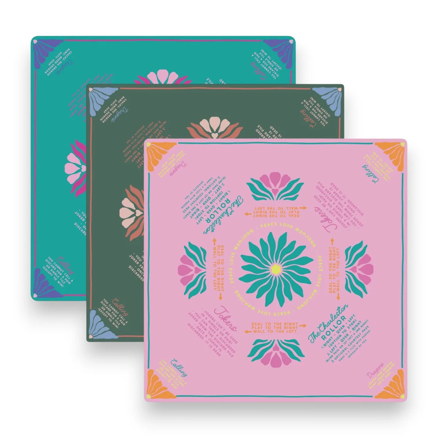 Mahjong Mats - Hot Tips (Hot Tips - Cabana Crush)