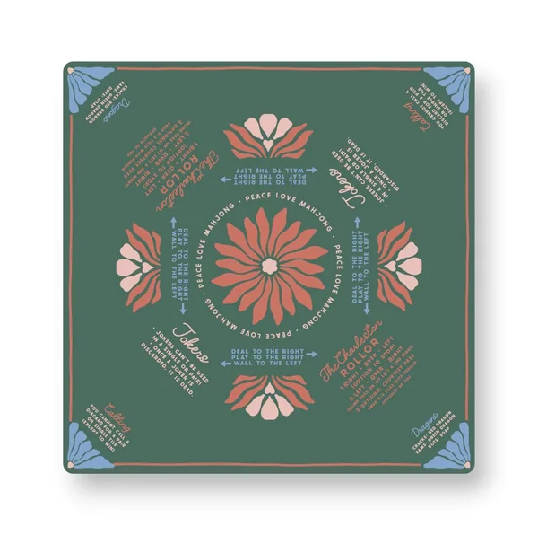 Mahjong Mats - Hot Tips (Hot Tips - Vintage Blooms)