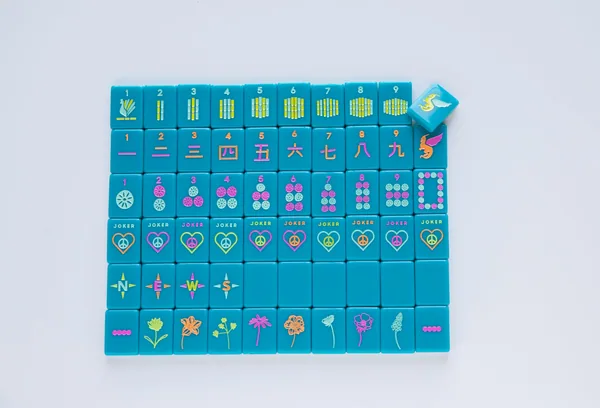 Little Mahj Totally Teal - Kids Mahjong Set