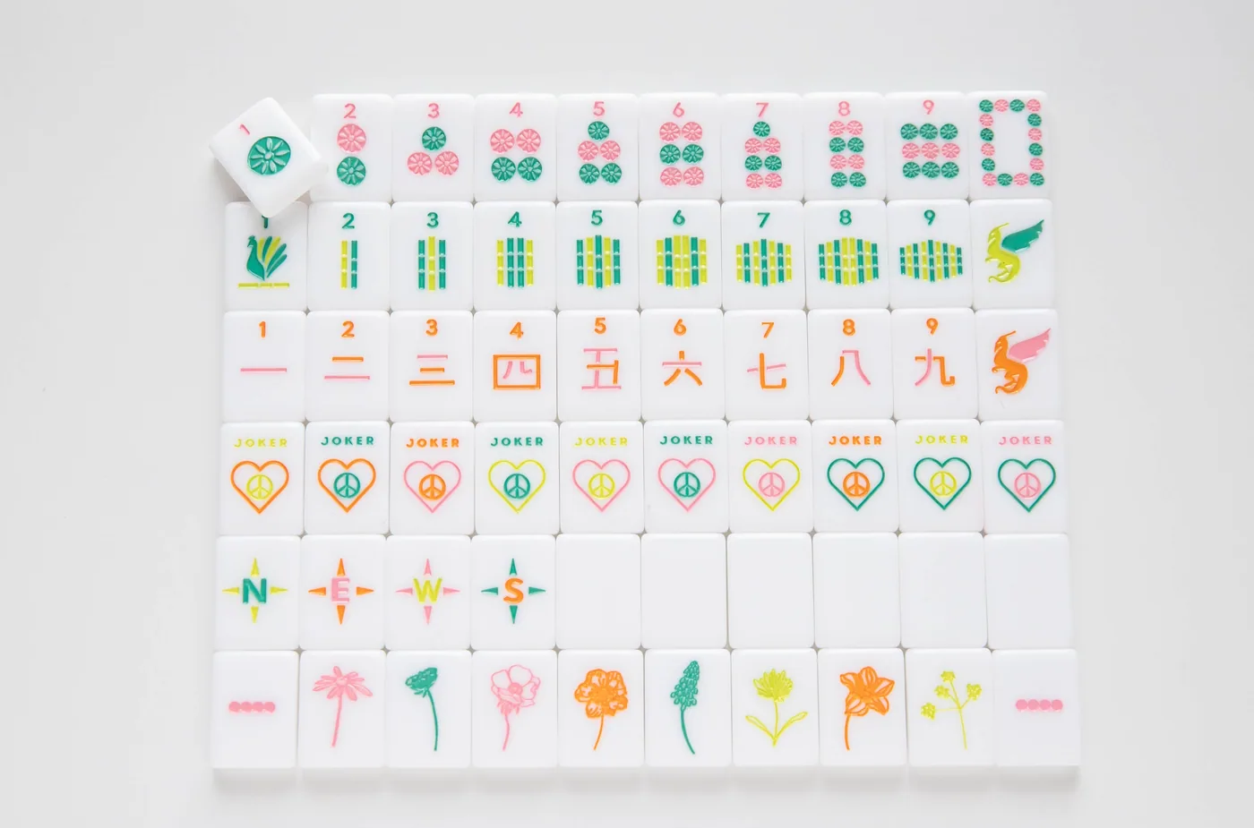 Little Mahj Vibrant Vibes - Kids Mahjong Set