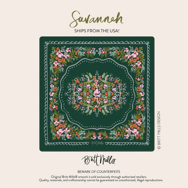Savannah Neoprene Mahjong Mat
