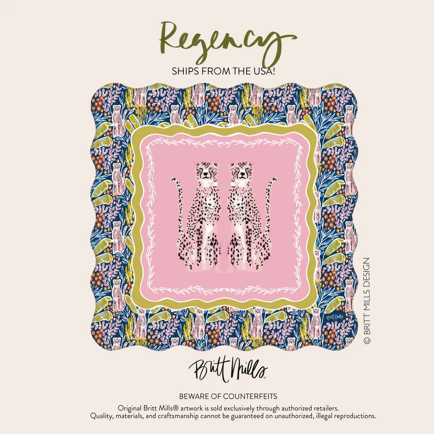 Regency Scalloped Neoprene Mahjong Mat