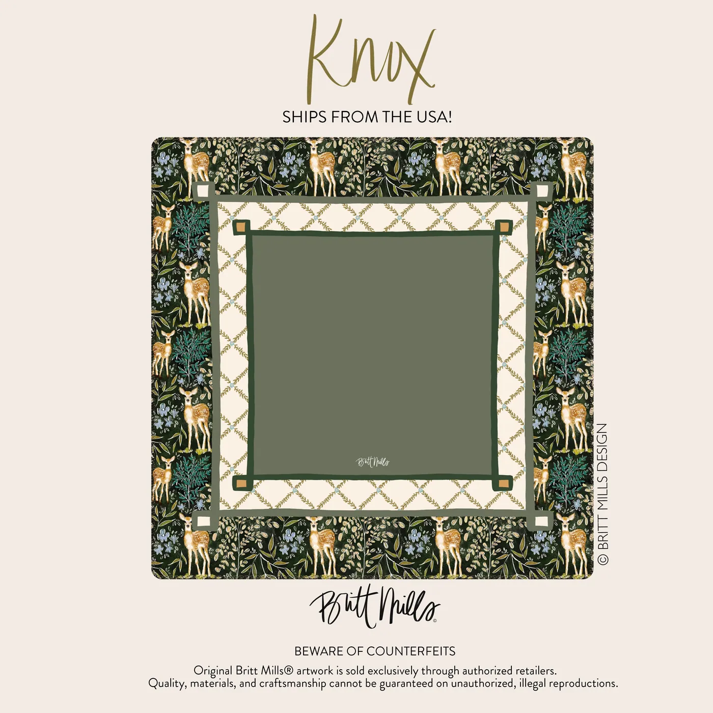 Knox Neoprene Mahjong Mat