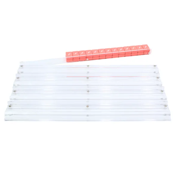 Acrylic Mahjong Racks - Transparent Clear