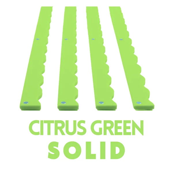 Magnetic Wavy Pusher Add-On (Set of 4) - Solid-Citrus Green