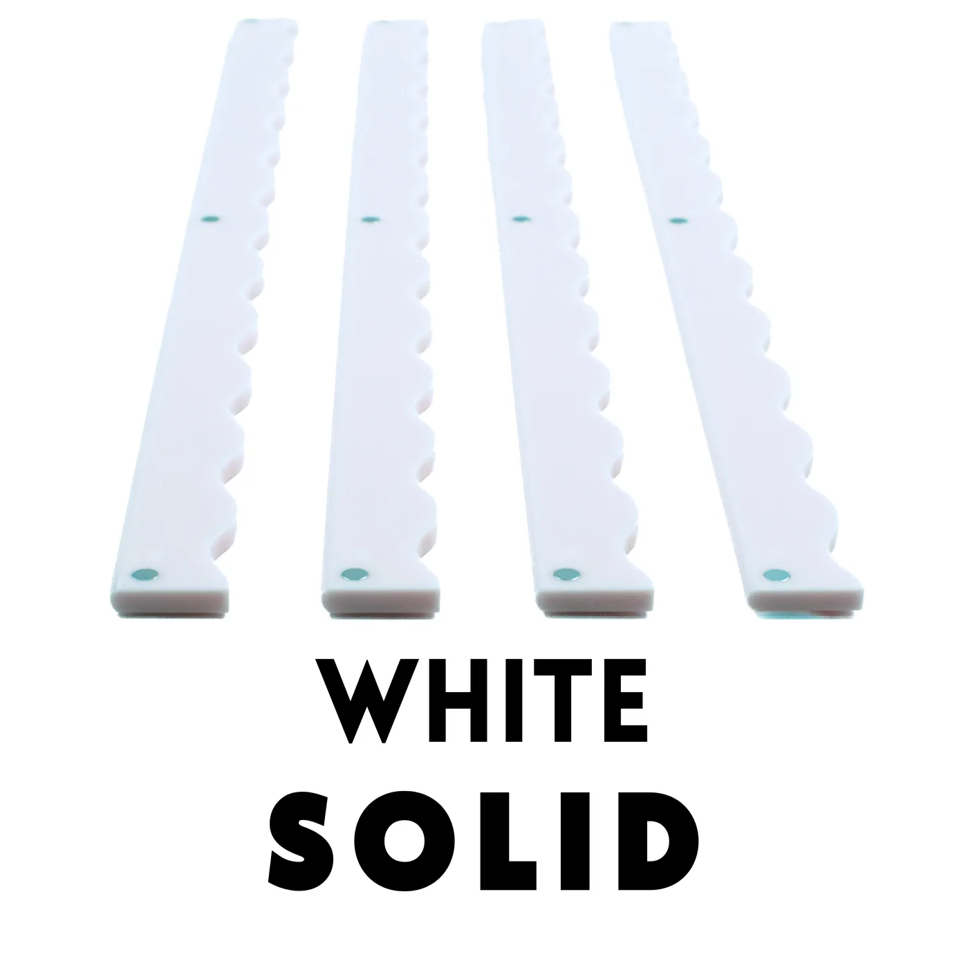 Magnetic Wavy Pusher Add-On (Set of 4) - Solid-White