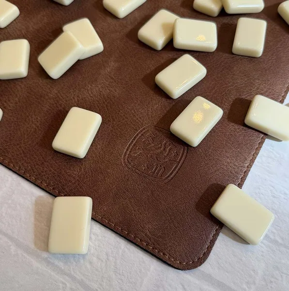 Vegan Leather Mini Mahjong Mat