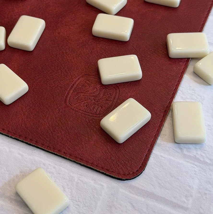 Vegan Leather Mini Mahjong Mat