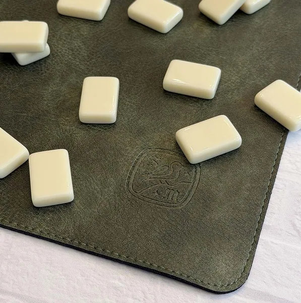 Vegan Leather Mini Mahjong Mat