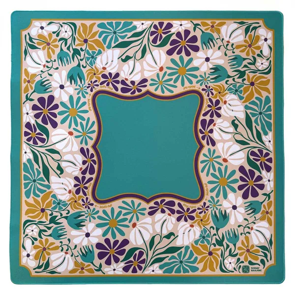 Spring Blooms Premium Mahjong Mat