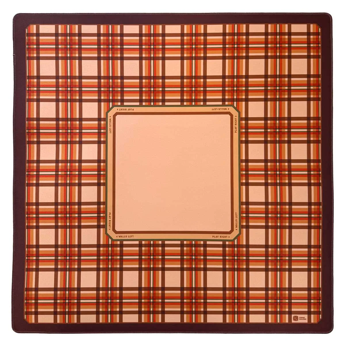 Retro Plaid Premium Mahjong Mat (Mini)