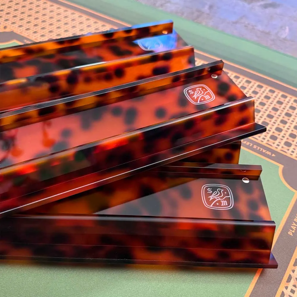 Tortoise Mahjong Rack Set