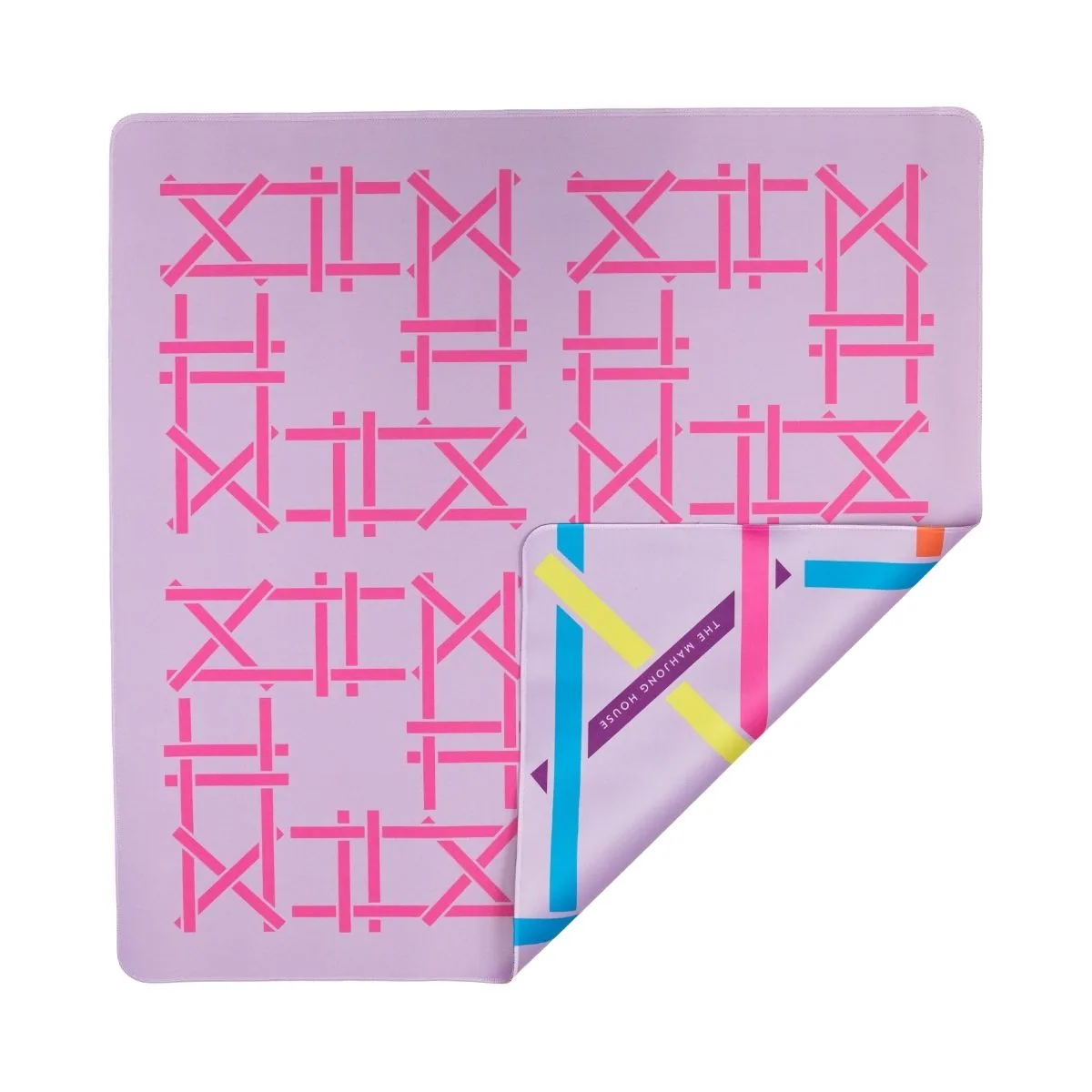 Lilac Trellis Double-Sided Mahjong Mat