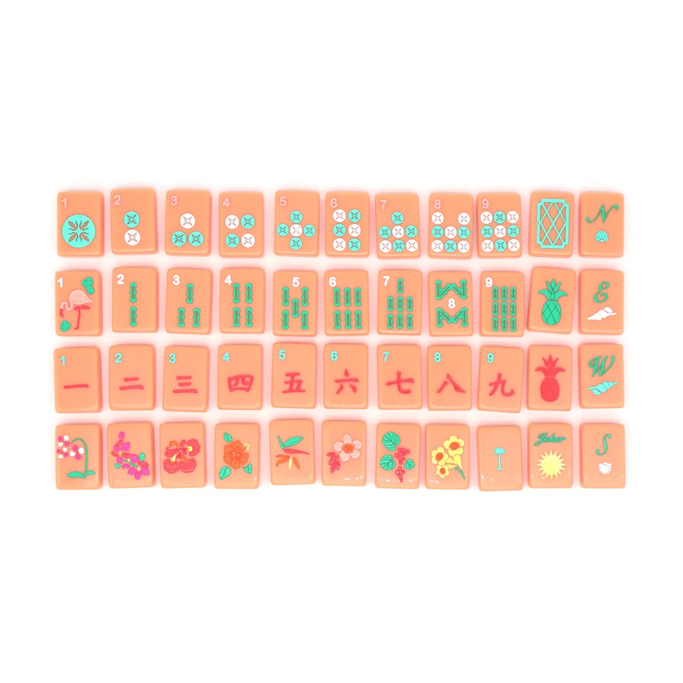 Salmon Island Mahjong Tiles