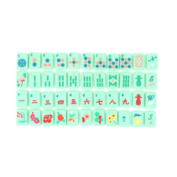 Green Island Mahjong Tiles
