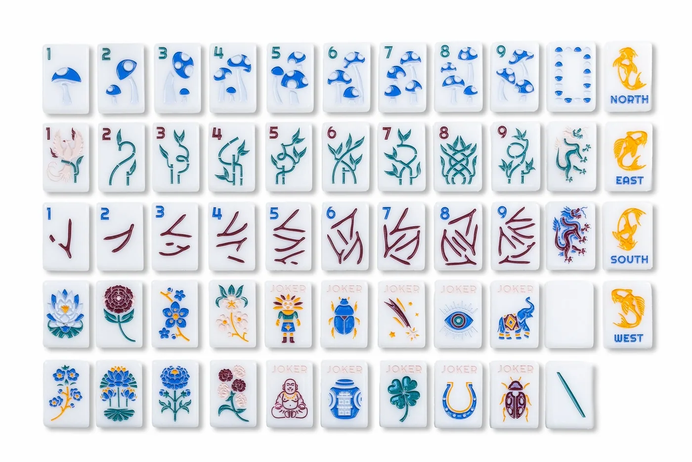 The Lucky Line: Joshua Tree Mahjong Tiles