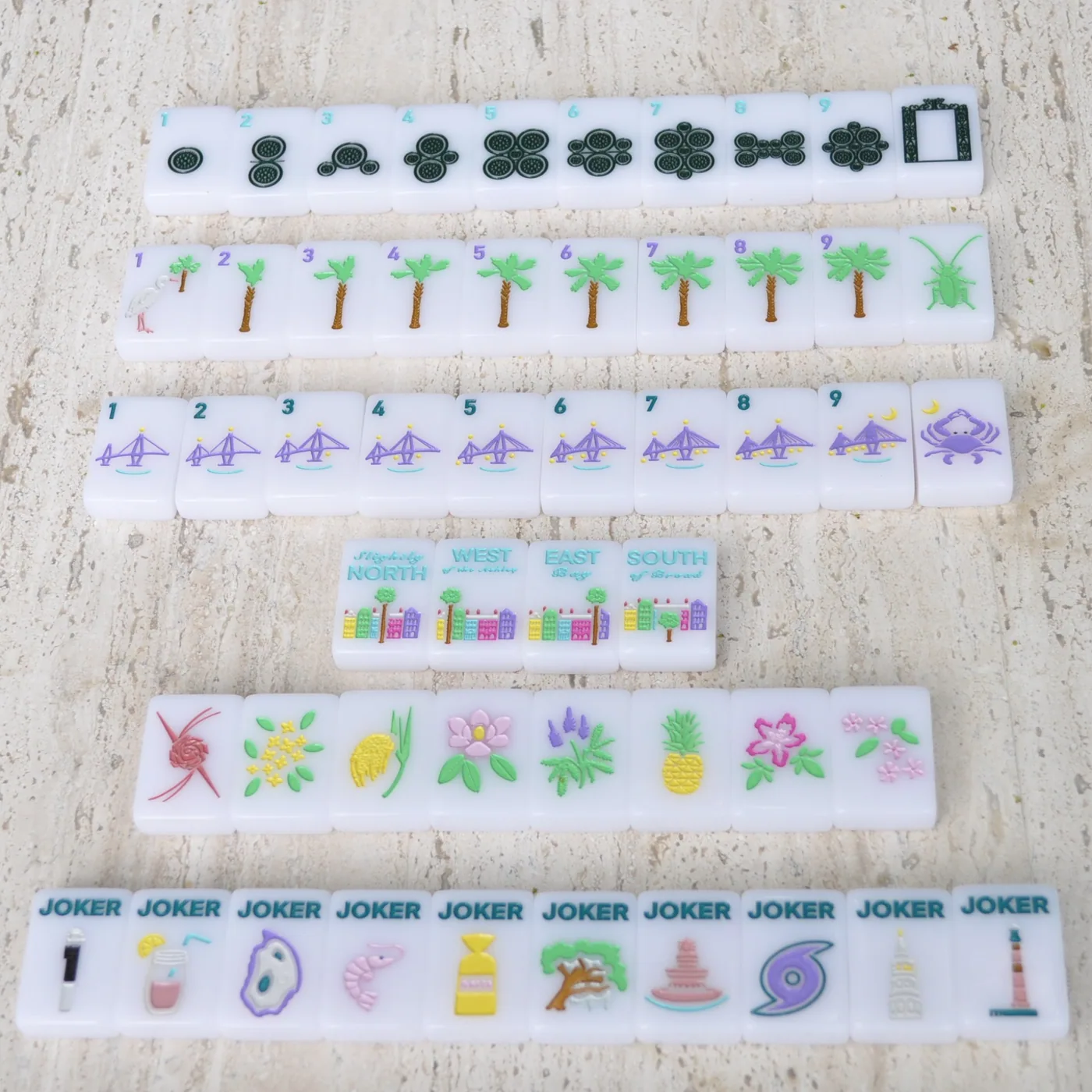 Charleston Tiles - A South Carolina Inspired Mahjong Set