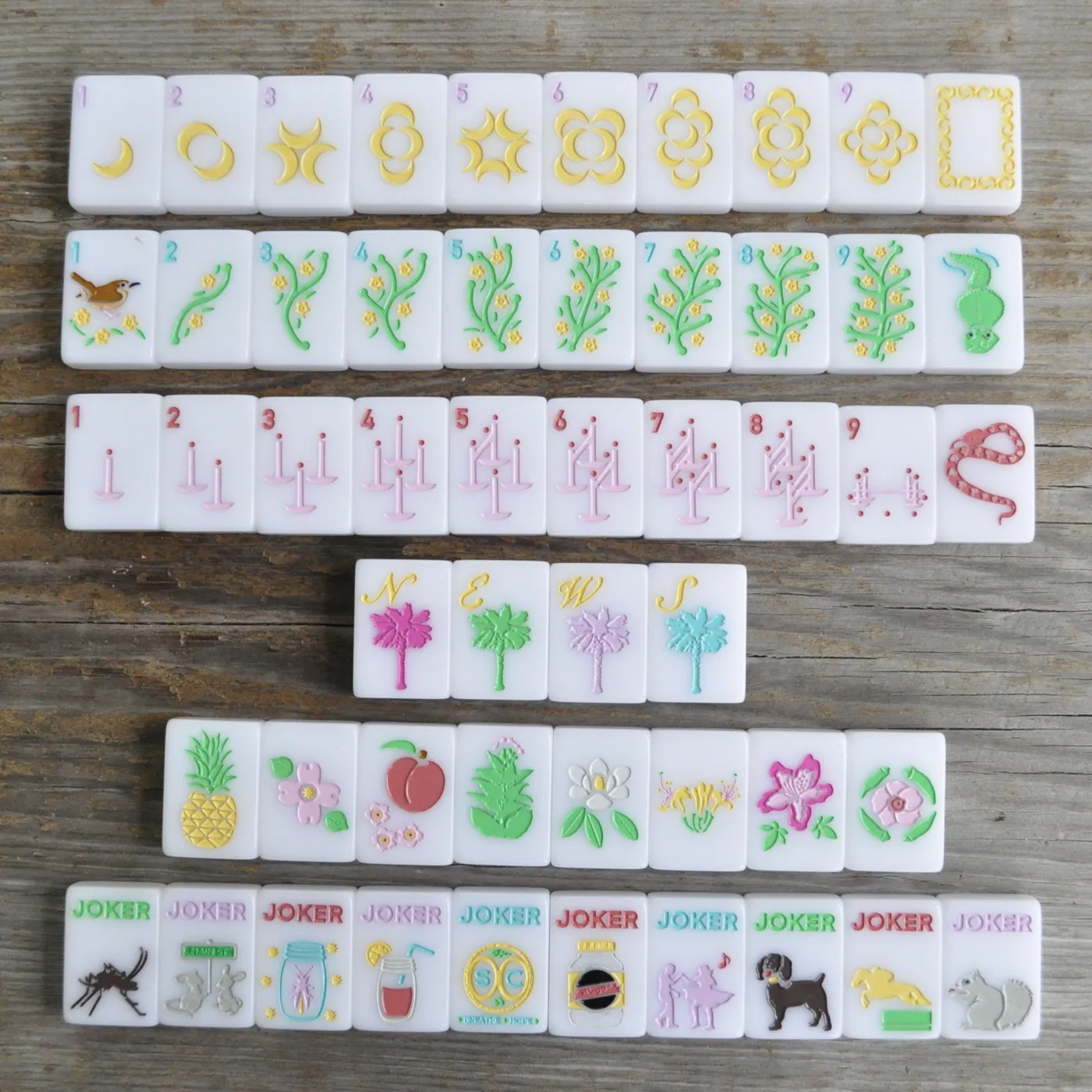 Palmetto Tiles - A South Carolina Inspired Mahjong Set