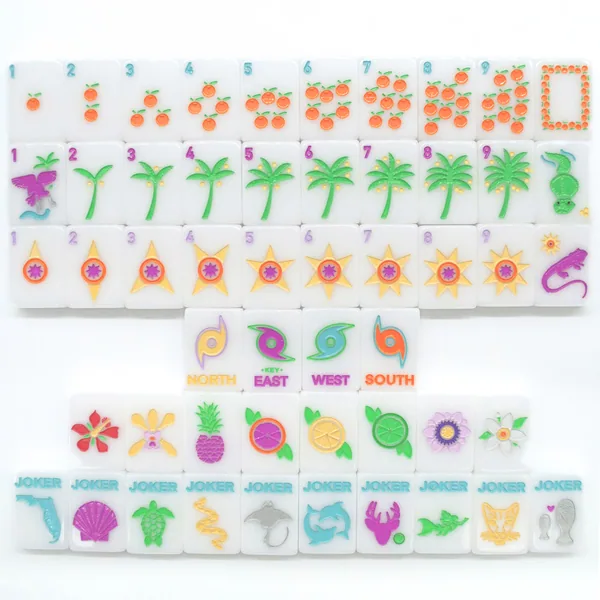 Sunshine Tiles - A Florida Inspired Mahjong Set