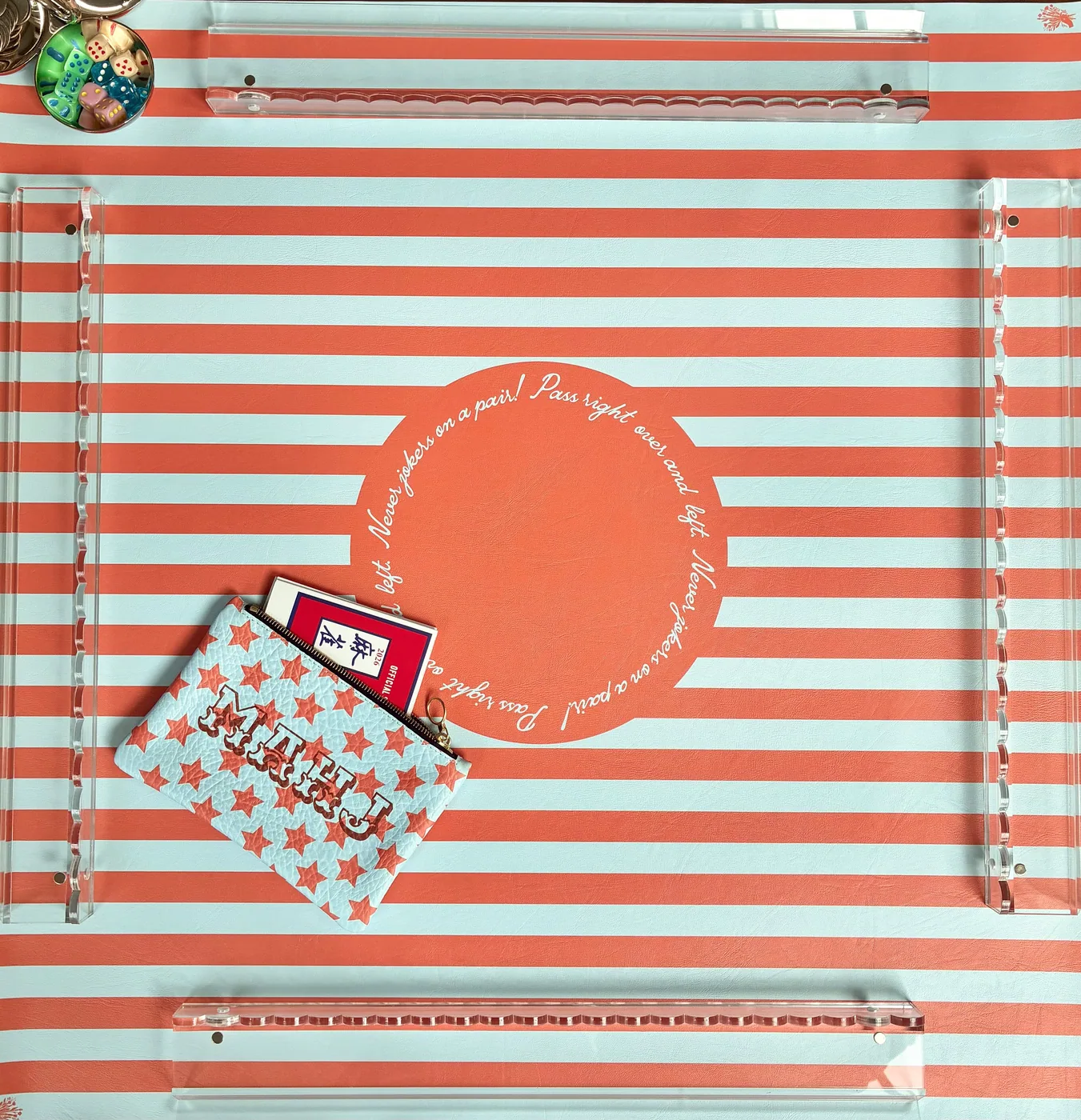 The Scalloped Rack — Clear Acrylic