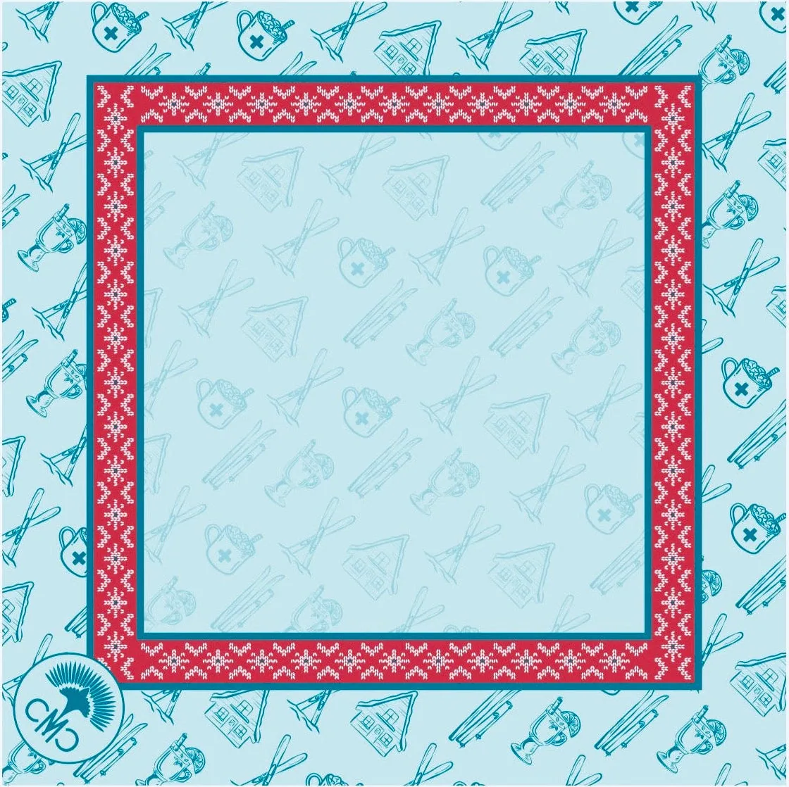 Ski Club Mat - Red Sweater Border