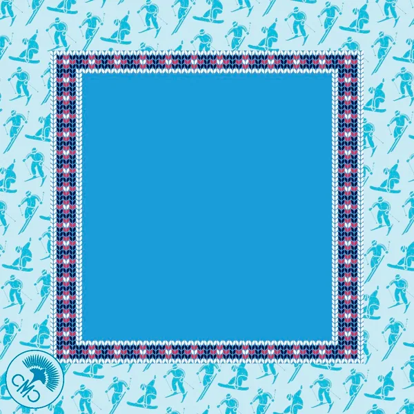 Ski Club Mat - Periwinkle Center