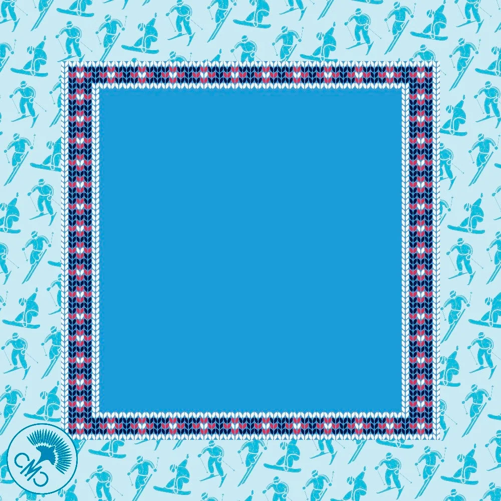 Ski Club Mat - Periwinkle Center