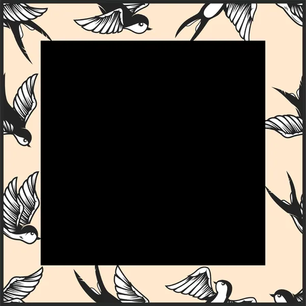 The Sparrow Mahjong Mat - Black