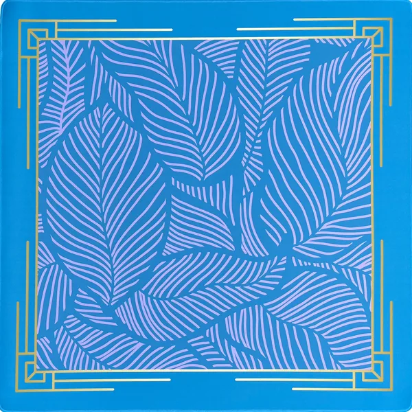 The Paradise Mahjong Mat - Tropical Teal