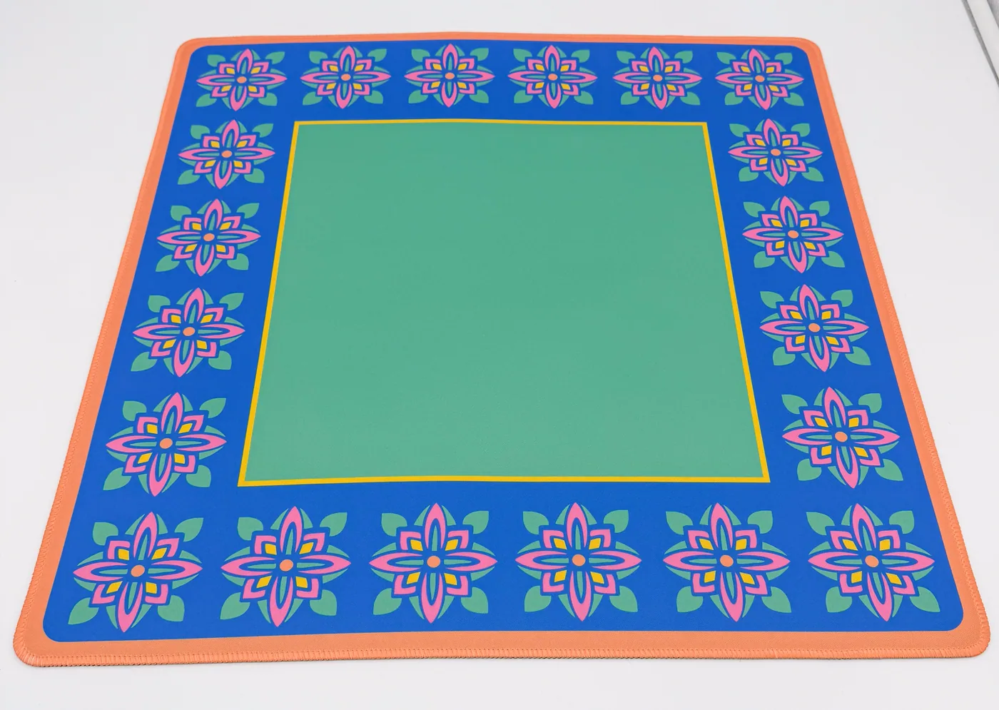The Iconic Travel Mahjong Mat w/ Hot Pink Mat Bag